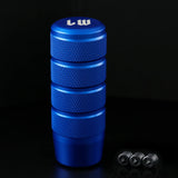 LW 95mm Aluminum Anti-Skid Car Gear Shift Knob – Universal Shifter Lever Head with 8mm 10mm 12mm Adapters – 9 Colors thumbnail 22