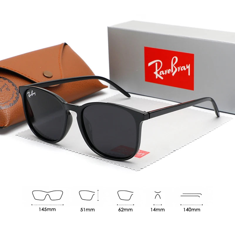 RareBray RB6807 Polarized UV400 Oval Sunglasses – Unisex Outdoor Travel & Driving Anti-Glare Eyewear