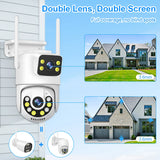 Smar 6MP Dual-Lens Wireless CCTV System 8CH NVR Kit with Audio & Night Vision thumbnail 10