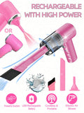 3-in-1 USB Rechargeable Car & Home Vacuum Cleaner – Suction and Blowing Function, Portable Design thumbnail 6