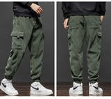 Men’s Casual Elastic Waist Jogger Pants – Spring & Autumn Stretch Straight Fit with Drawstring and Pockets thumbnail 19