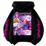Huntrix KPop Demon Hunters Kids Hoodie Sweatshirt Princess Style Pullover 3–12 Years thumbnail 5
