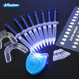 Vaclav V1703 Teeth Whitening Gel Kit with LED Light Lamp and Custom Trays thumbnail 1