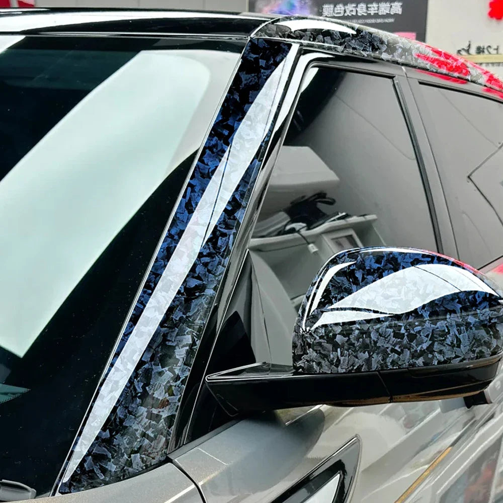 Carbon Fiber Vinyl Wrap Film Waterproof Glossy Self Adhesive Car Sticker Roll 150cm PVC Auto Body Protection Decal