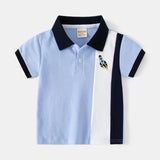 Fashion Kids Boys Polo Shirt – Luxury Stand Collar Summer Tee, Soft Breathable Cotton thumbnail 29