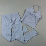 Women’s Seamless Yoga Gym Set – Backless Tank Top & High Waist Scrunch Shorts (2PCS) thumbnail 34