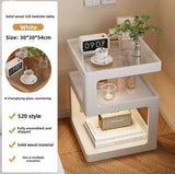 Solid Wood Bedside Table with Storage – Modern Minimalist Bedroom Side Table thumbnail 34