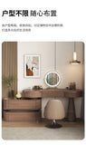 Luxury Modern Bedroom Dressing Table with Mirror, Makeup Stool, and Storage Drawers thumbnail 10