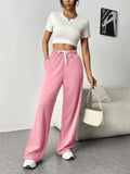 Autumn & Winter Women’s Elastic Waist Wide Leg Casual Pants thumbnail 12