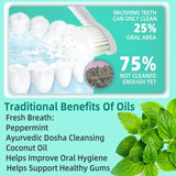 Natural Coconut Mint Pulling Oil Mouthwash Alcohol-Free Fresh Breath & Gum Care 100ml / 237ml thumbnail 7
