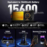 Ulefone Armor 26 Ultra 5G Rugged Waterproof Smartphone 120W Fast Charging 15600mAh 200MP+64MP Camera 24GB+512GB NFC thumbnail 3