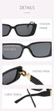 Vintage Small Cat Eye Sunglasses for Women – Trendy Black Fashion Shades Outdoor UV Protection thumbnail 10