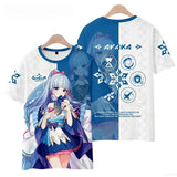 Genshin Impact Cartoon Kids T-Shirt – Unisex Short Sleeve Summer Tee for Boys & Girls thumbnail 9