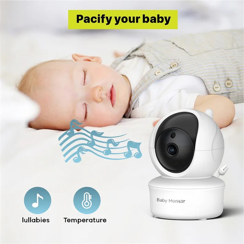 Babystar 5" Video Baby Monitor with Remote Pan-Tilt-Zoom Camera and Two-Way Audio