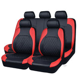 All Season Quilted PU Leather Car Seat Cover Set – Full Surround Waterproof Universal Fit for Sedan, SUV & Pick-Up Truck thumbnail 19