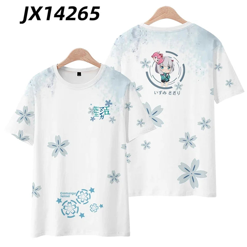 Anime 3D Graphic T-Shirt Unisex Short Sleeve Streetwear Tee for Kids & Adults