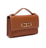 CH Letter Print Crossbody Bag – Elegant Compact Women’s Satchel Handbag thumbnail 17