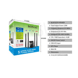 KYYSLB Wireless Subwoofer 5.1 Home Theater System with Bluetooth Soundbar for TV, Mobile, and Karaoke thumbnail 5