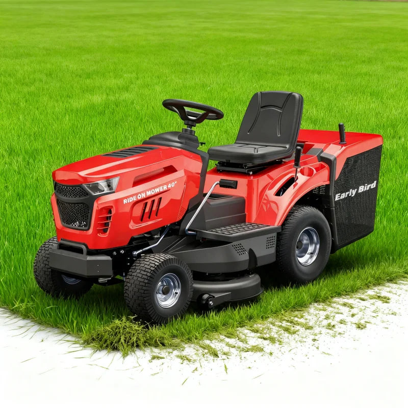 Customized 40″ Riding Lawn Mower Tractor – Quiet, Smooth Ride, Low-Maintenance Petrol Garden Mower