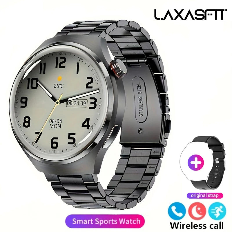 G.L Wear 2025 Men's Smart Watch HD Display Health & Fitness Tracking Bluetooth Calling Sports Smartwatch