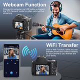 4K HD Digital Camera with Auto Focus & 12X Optical Zoom – 72MP Vlogging Camera for YouTube & Photography thumbnail 5