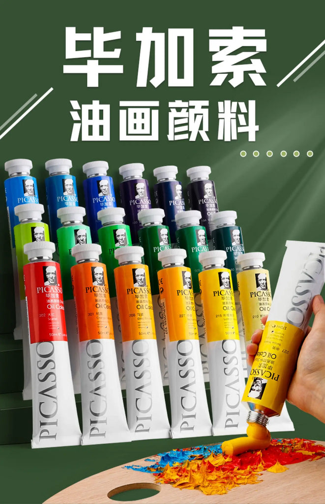 170ml Phoenix Large Tube Oil Paint – Non-Toxic, High Tint Strength, Mixable Artist Paint for Canvas & DIY Art