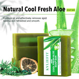 Aloe Brightening Soap Bar 200g – Dark Spot Removal, Acne Control & Oil Balancing for Face and Body thumbnail 5