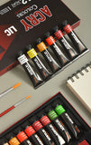 30 Color Acrylic Pigment Aluminum Tube Set – DIY Art Painting & Graffiti Paint Kit thumbnail 8