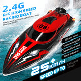 HJ808 RC Battery Boat 2.4GHz 25km/h High-Speed Remote Control Racing Ship Model Toy thumbnail 2