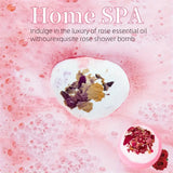 Handmade Bath Bomb Set with Essential Oils and Sea Salt – Moisturizing & Skin Peeling Bubble Ball Gift thumbnail 5