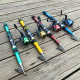 SantaKing Spinning Fishing Rod & Reel Combo – Telescopic Rods 1.8M / 2.1M / 2.4M with 5.2:1 3BB Reel, Max Drag 5kg thumbnail 5