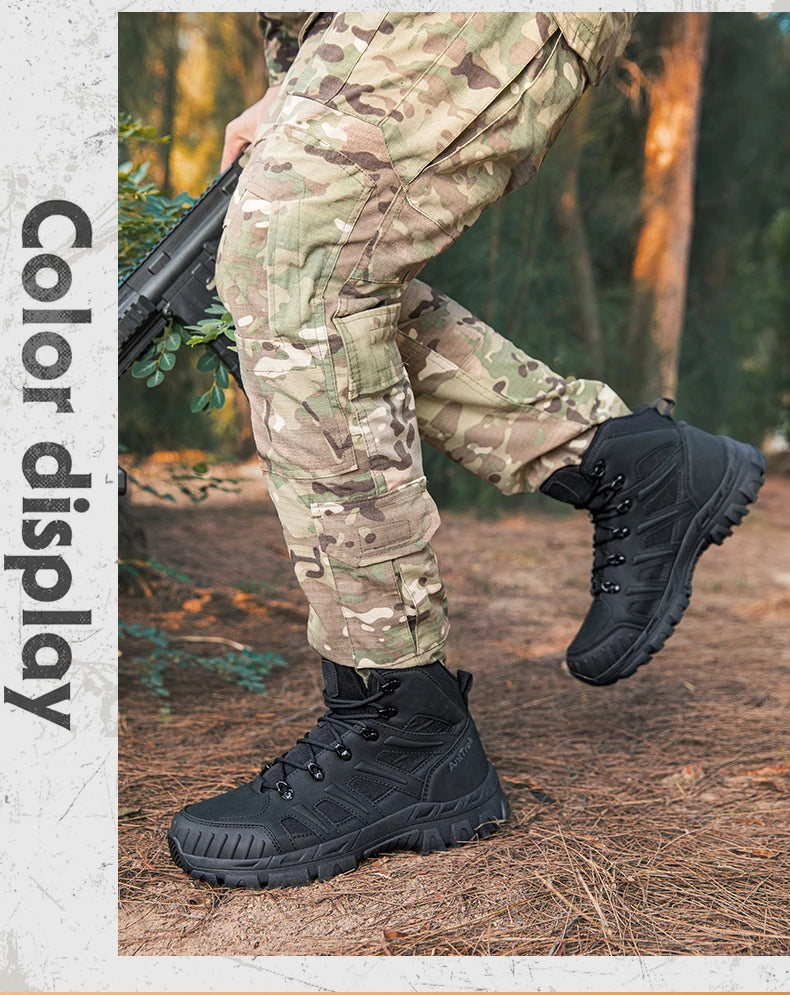 Men’s Outdoor Hiking Shoes – Lightweight, Anti-Slip & Breathable