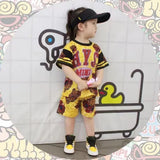 Kids Board Shorts & T-Shirt Set – Colorful Cartoon Cotton Summer Outfit for Girls & Boys thumbnail 11