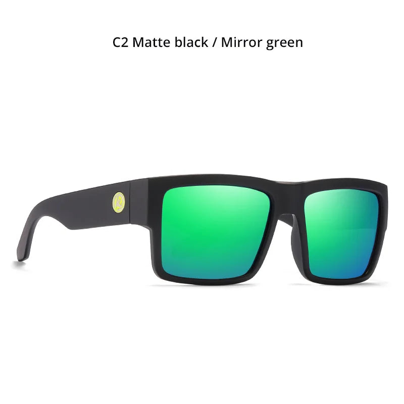 KDEAM Classic Square Polarized Sports Sunglasses UV400 Windproof Outdoor Fishing Driving Shades for Men KD093