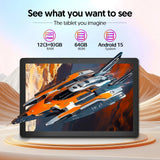 BAKEN 10-Inch Android 15 Tablet – Quad Core Processor, 12GB RAM (3GB+9GB), 64GB Storage, 1280x800 HD Display, Dual Camera, 5G WiFi thumbnail 12