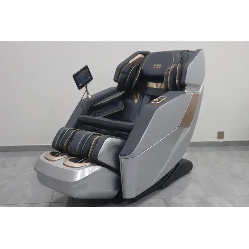 Luxury 4D Zero Gravity Full Body Massage Chair with SL Track, Heating & Bluetooth