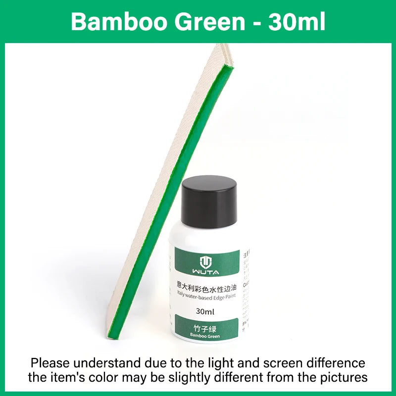 30ml Professional Leather Edge Paint – Italy Imported Water-Based Semi-Gloss Edge Oil, 22 Colors DIY Leather Finish