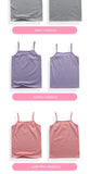 Cotton Girls Tank Top – Breathable Kids Camisole, Solid Color Sleeveless Vest for Ages 3-8 thumbnail 15