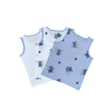 Boys Cartoon Dino Car Cotton Tank Top Singlet Underwear – Kids Summer Undershirt 3-10T thumbnail 4