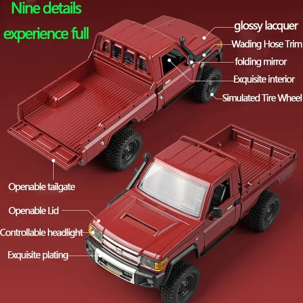 MN MODEL 1:12 RC Toyota Land Cruiser LC79 Rock Crawler MN82S Off-Road Pickup Truck