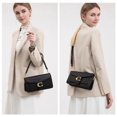 Fashionable Underarm Shoulder Bag with Dual Straps and Diagonal Small Square Design – PU Leather Satchel
