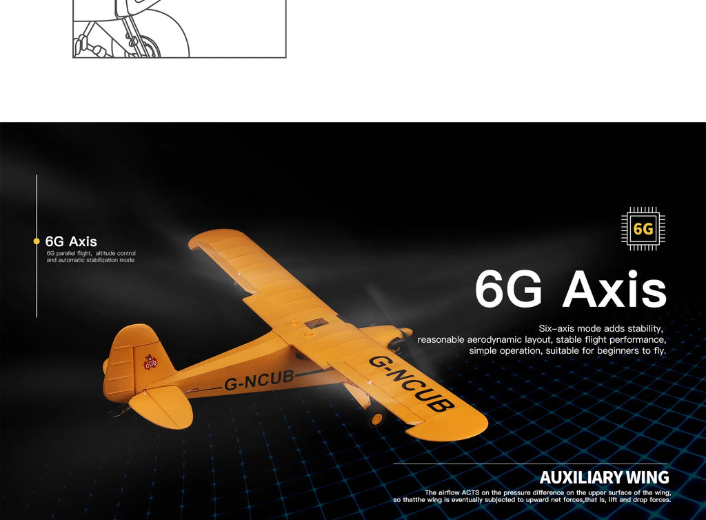 Qidi560 Moore M7 Off-Road RC Plane 4CH Brushless Remote Control Fixed Wing Aircraft – EPP Foam Model