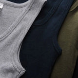 Men’s Sleeveless Cotton Fitness Tank Top – Breathable Summer Gym Vest thumbnail 28