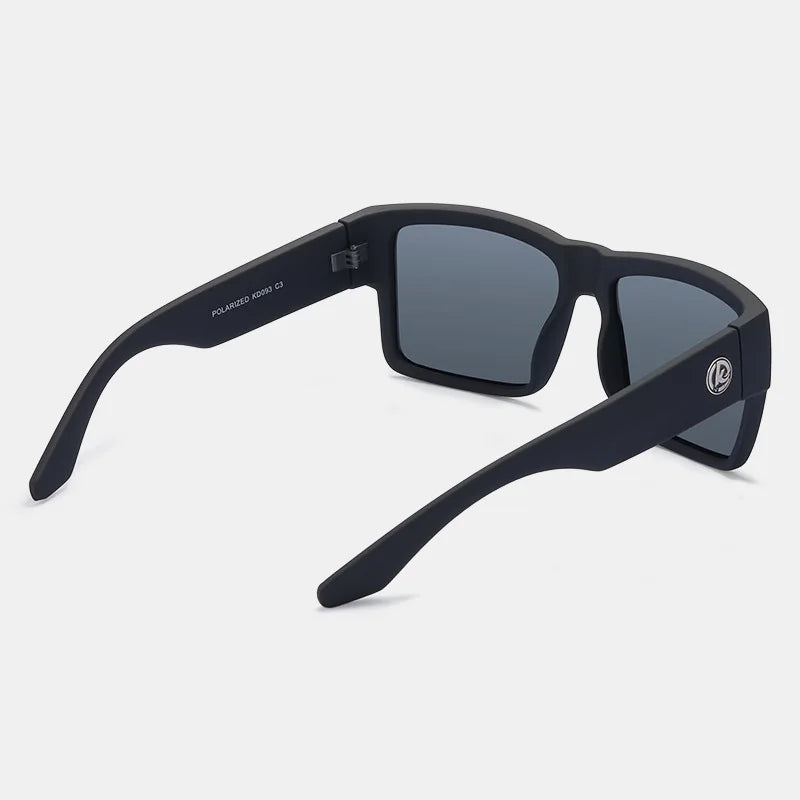 KDEAM Classic Square Polarized Sports Sunglasses UV400 Windproof Outdoor Fishing Driving Shades for Men KD093