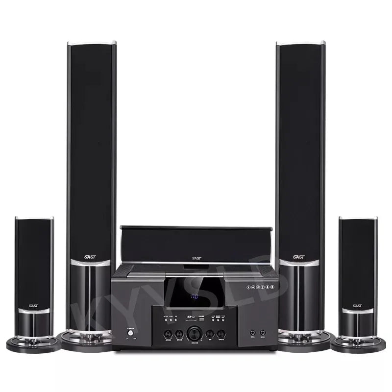 KYYSLB 5.1 Home Theater Sound System – Wireless 3D Surround Speakers for TV & Music