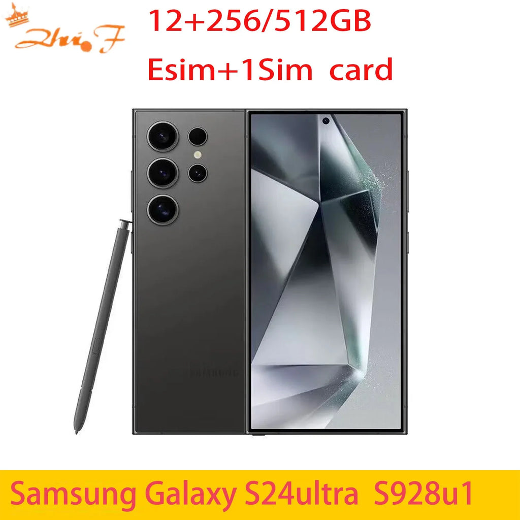 Samsung Galaxy S24 Ultra 5G (S928U/S928U1/S928B/DS) – 200MP Camera, 5000mAh, 6.8" Display, Snapdragon 8, 256GB/512GB