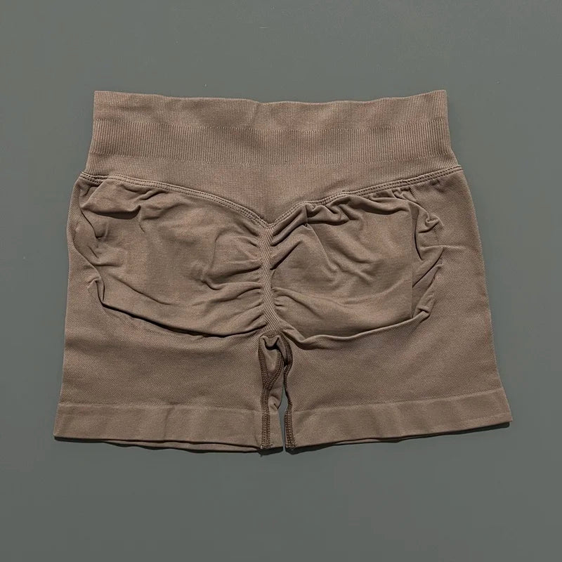 Women High Waist Fitness Shorts – Yoga, Gym, Running Sportswear