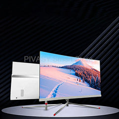 23.8-Inch Curved All-in-One PC Desktop Intel Processor 128/256GB SSD 3mm Bezel WiFi Speakers for Office, Business, and Gaming