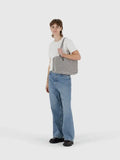 Large Capacity Square Shoulder Bag – Casual Canvas Bowler Handbag for Everyday Use thumbnail 2