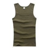Men’s Sleeveless Cotton Fitness Tank Top – Breathable Summer Gym Vest thumbnail 32